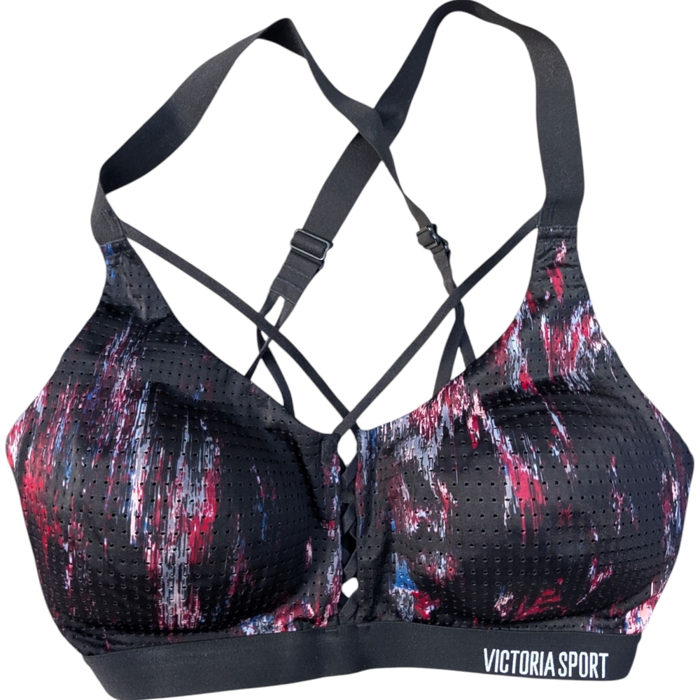 Victoria's Secret Black and Red Sports Bra